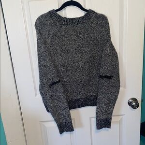Gray Tweed Sweater